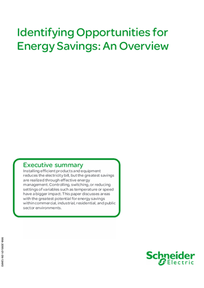 Identifying Opportunities for Energy Savings: An Overview