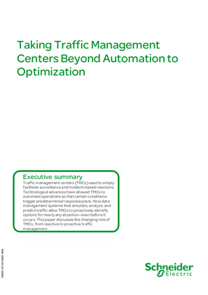 Taking Traffic Management Centers Beyond Automation to Optimization