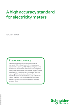 A high accuracy standard for electricity meters