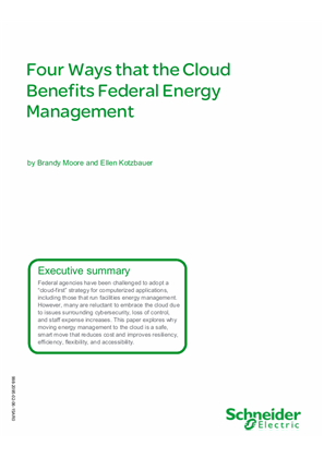 Four Ways that the Cloud Benefits Federal Energy Management