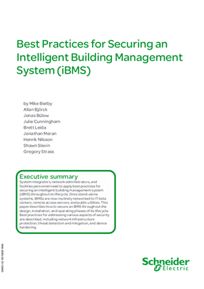 Best Practices for Securing an Intelligent Building Management System (iBMS)