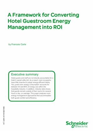 A Framework for Converting Hotel Guestroom Energy Management into ROI