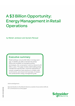 A $3 Billion Opportunity: Energy Management in Retail Operations