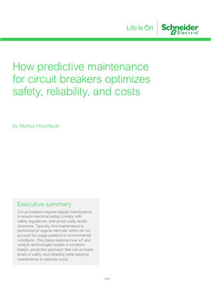 How Predictive Maintenance for Circuit Breakers Optimizes Safety, Reliability, and Costs