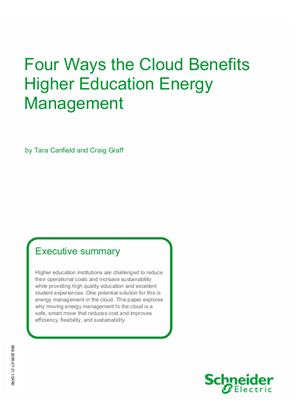 Four Ways the Cloud Benefits Higher Education Energy Management