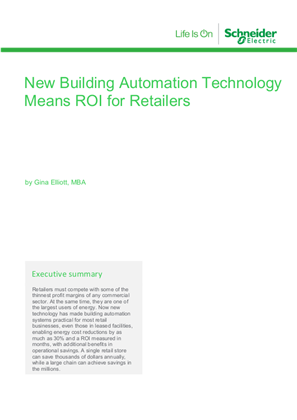 New Building Automation Technology Means ROI for Retailers