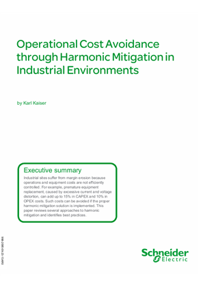 Operational Cost Avoidance through Harmonic Mitigation in Industrial Environments