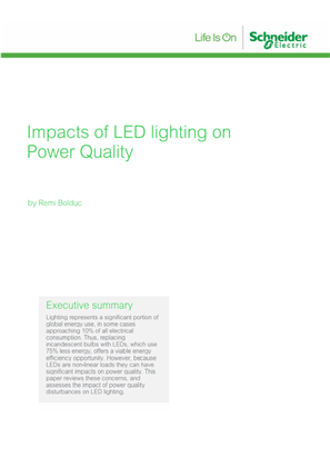 Impacts of LED lighting on Power Quality