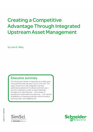 Creating a Competitive Advantage Through Integrated Upstream Asset Management