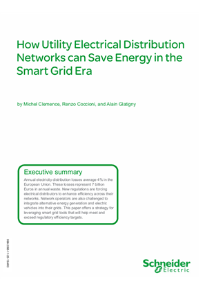 How Utility Electrical Distribution Networks Can Save Energy in the Smart Grid Era