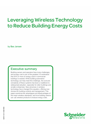 Leveraging Wireless Technology to Reduce Building Energy Costs