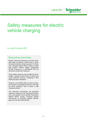 Safety measures for electric vehicle charging