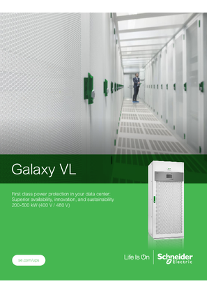 Galaxy VL 200-500 kW (400/480V) Brochure
