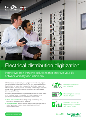 Electrical distribution digitization