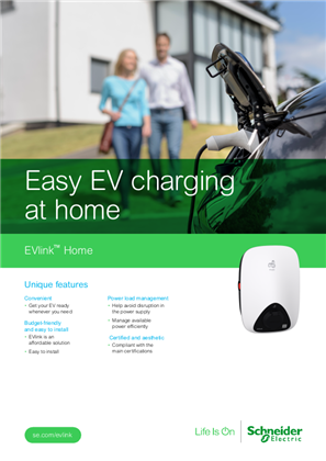 EVlink Home Brochure - Easy EV charging at home