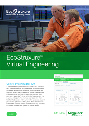EcoStruxure Virtual Engineering