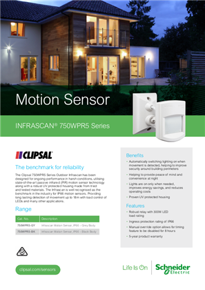 750WPR5 Infrascan Technical flyer