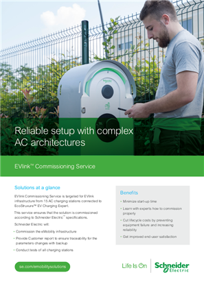 EVlink Commissioning Service - Brochure