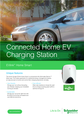 EVlink Home Smart Brochure - Connected Home EV Charging Station