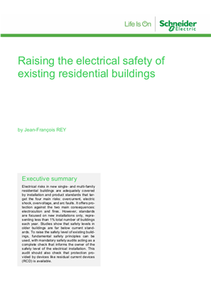 Raising the electrical safety of existing residential buildings
