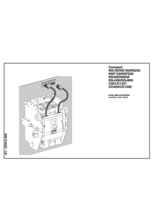 Auxiliary wires block (NS100-630/ NSF150-250/ NSJ400-600/ C801/C1251/CK400/CK1200)