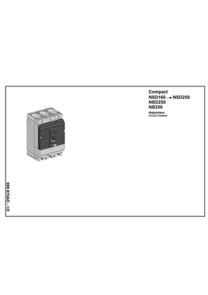 Circuit breaker (NSD160 / NBD250 / NB250)