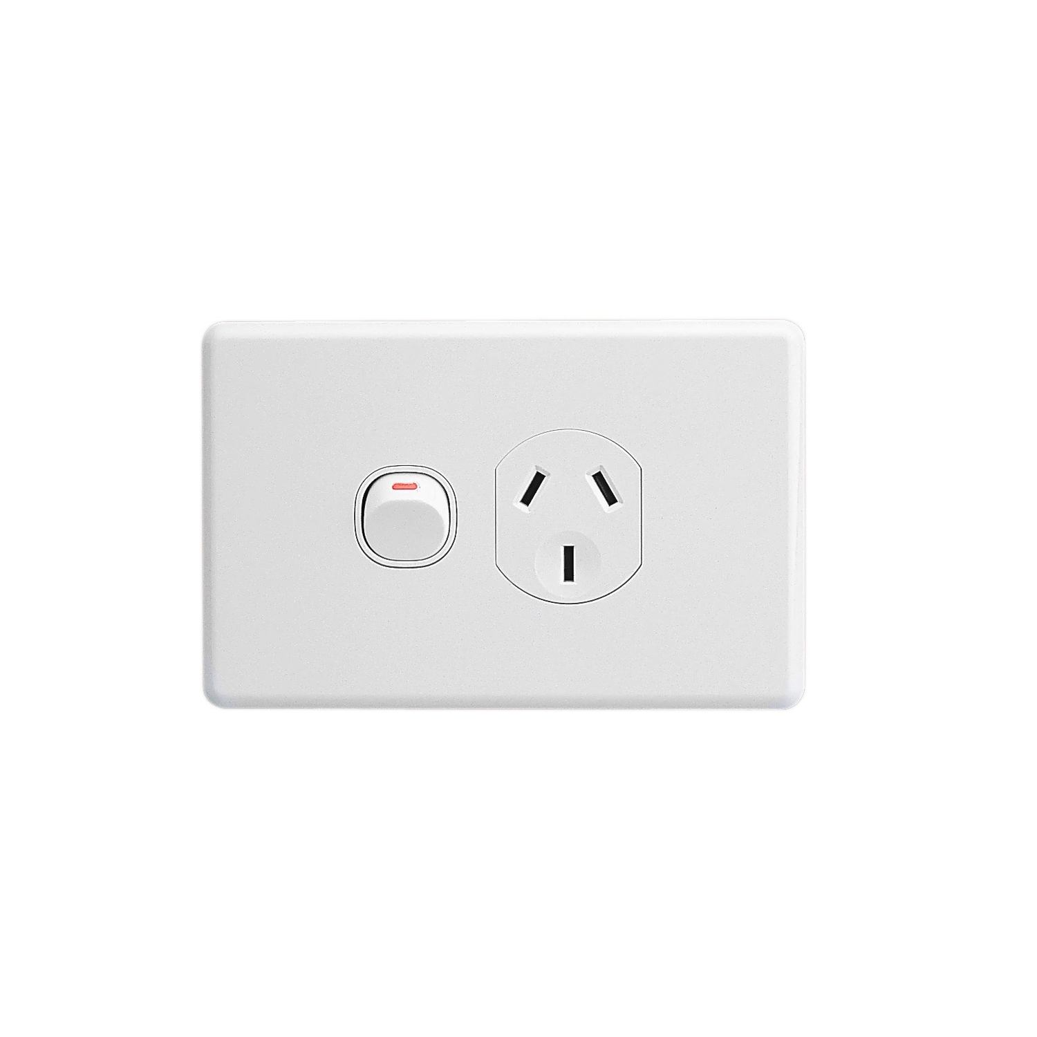 Socket Outlets Switch Horizontal Single, 250V, 10A