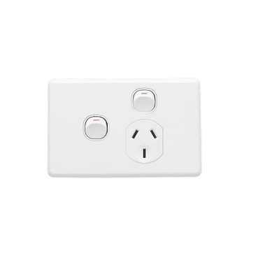 switched socket single extra switch