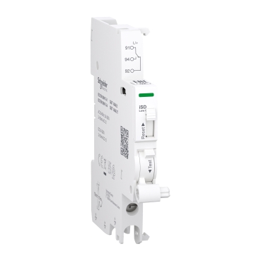 Acti9, Auxiliary Contact, ISD, 1 C/O, 2mA To 100mA, 24VAC To 250VAC, 24VDC To 220VDC, Bottom Connection