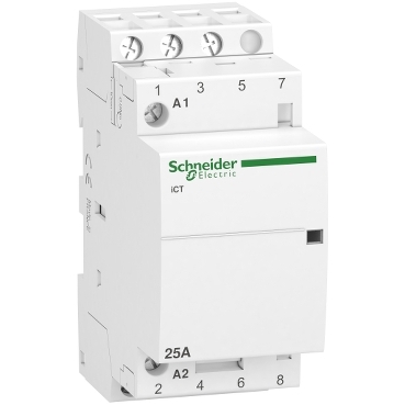 ACTI9 iCT25A kontaktor (mágneskapcsoló), 50Hz, 3NO, 230-240VAC - A9C20833