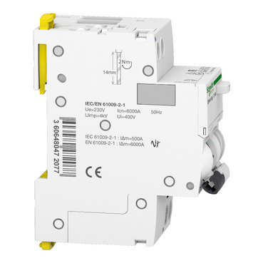 Schneider Electric NSYAPU19S6F, Actassi rail1U 6 prises + disjoncteur  différentiel 30mA 19P VDE