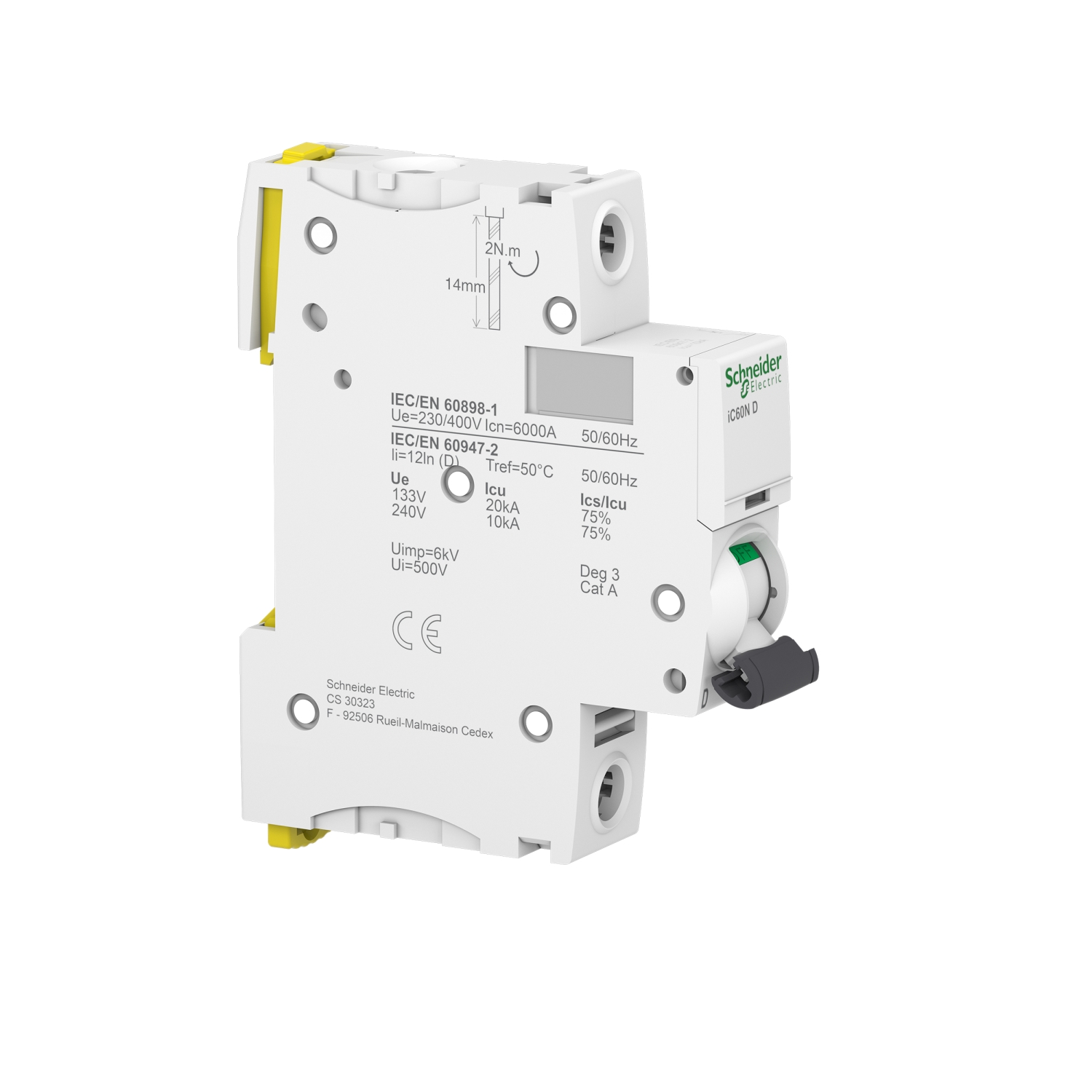 Disjoncteur Schneider Electric A9F75110 - M2E Automation