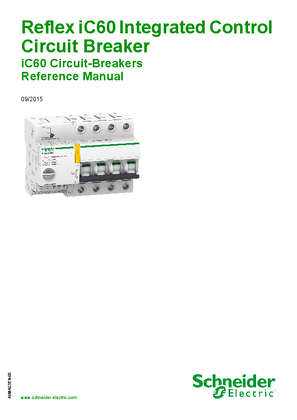 Acti 9 Reflex iC60, Reflex iC60H Ti24 40 A 3P curve C integrated control MCB