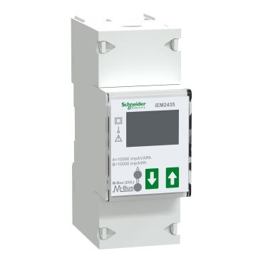  A9MEM2435 A9MEM2435  Multimetar iEM2435 1-Ph, Cl 1.0, 100A, M-bus  