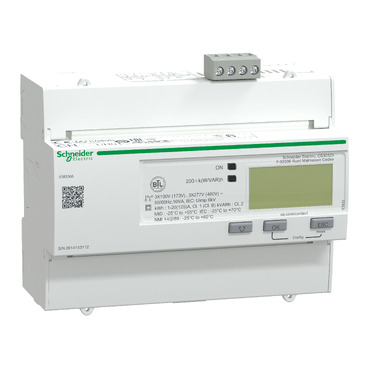 Digitális fogyasztásmérő,3F,125A,Bacnet,MID - A9MEM3365