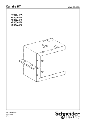 KTB0..4FA - END COVERS - Instruction Sheet