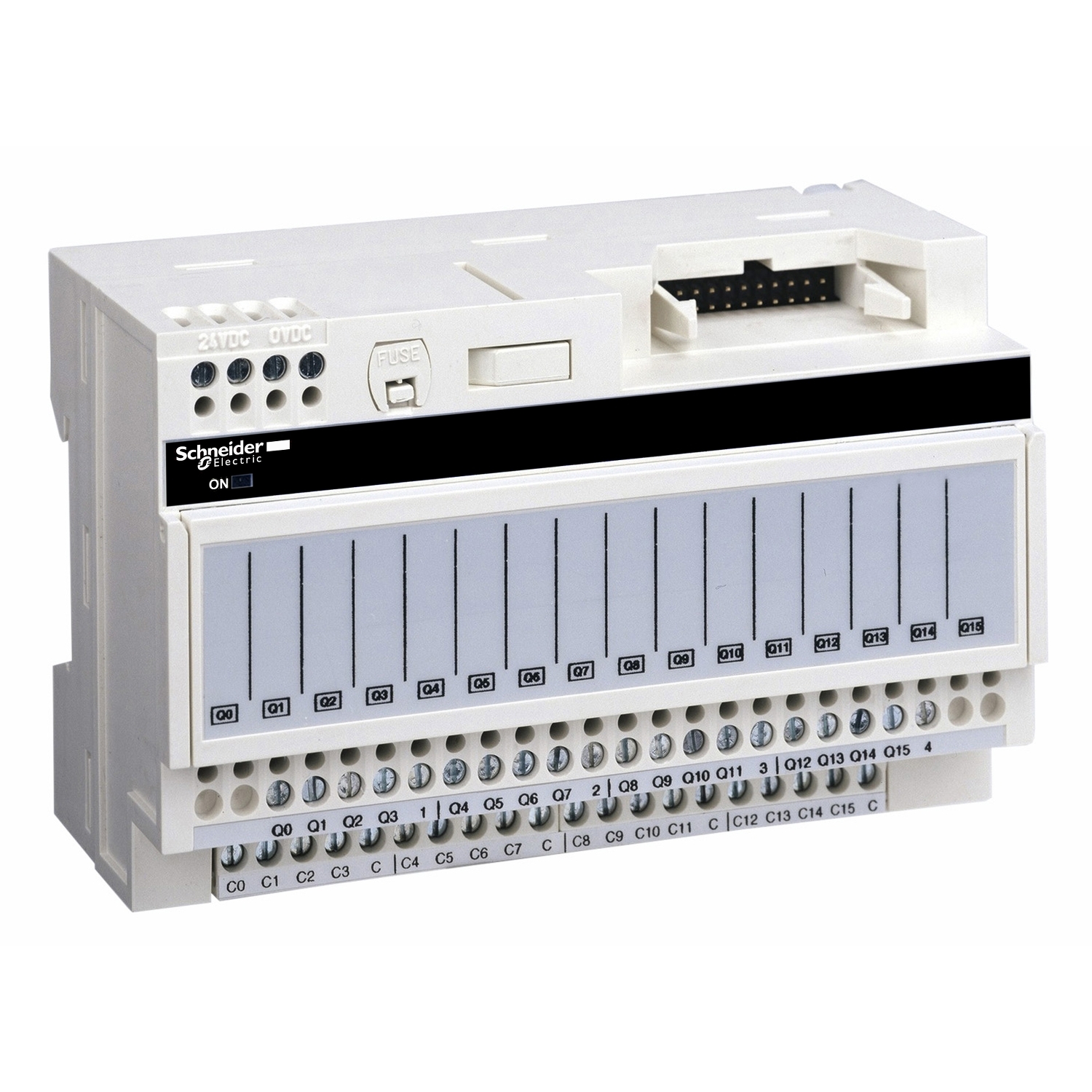 Csatlakozóblokk 5mm dugaszoló relékhez 16modul  Advantys Telefast Schneider