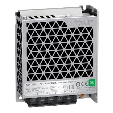 Easy Modicon ABL2 tápegység, panelre szerelhető, 1f, 24 VDC, 50 W ABL2REM24020K