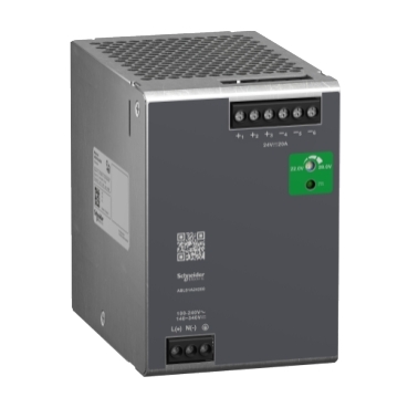 Modicon Optimized tápegység, DIN sínre szerelhető, 1f, 24 VDC, 20 A, 480 W ABLS1A24200