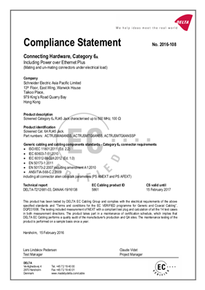 EC Certificate