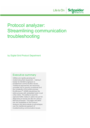 Protocol analyzer: Streamlining communication troubleshooting