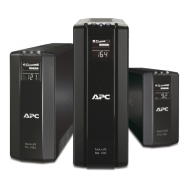 APC RS ・ BK APC Brand 中小規模ビジネス、家庭向けの大容量でかつ、自動電圧調整機能（AVR)が付いた電源バックアップソリューション（UPS)