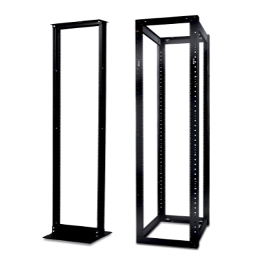 NetShelter Open Frame Racks APC Brand Open rack system for easy access to IT equipment and cabling.