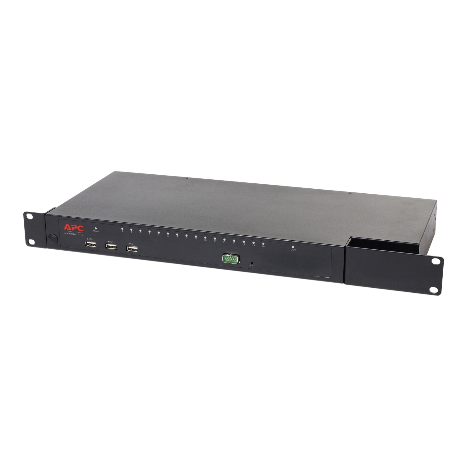 APC KVM 2G, Digital/IP, 1 Remote/1 Local User, 16 Ports with