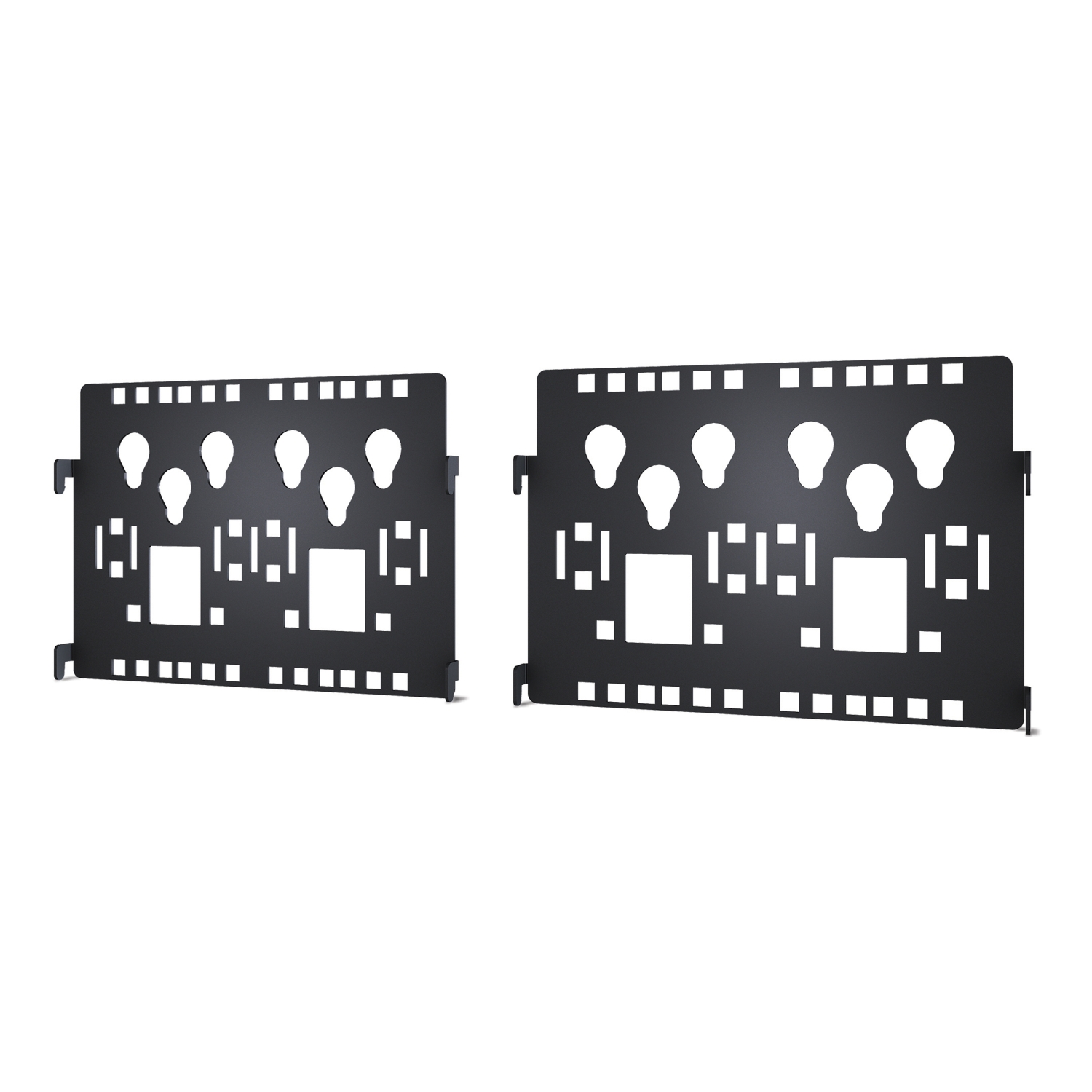 APC NetShelter Cable Management, Connector Accessory Bracket, for 10" Wide double-sided Vertical Cable Manager, Set of 2