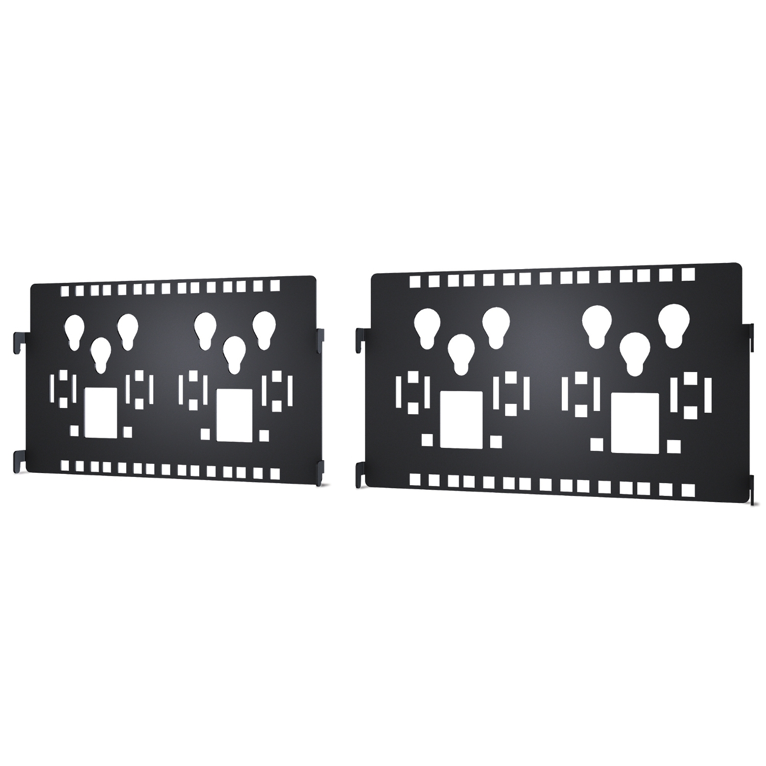 APC NetShelter Cable Management, Connector Accessory Bracket, for 12" Wide double-sided Vertical Cable Manager, Set of 2