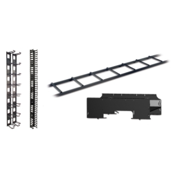 Horizontal Zero U Cable Management Server Rack - 23 - AnD Cable Products