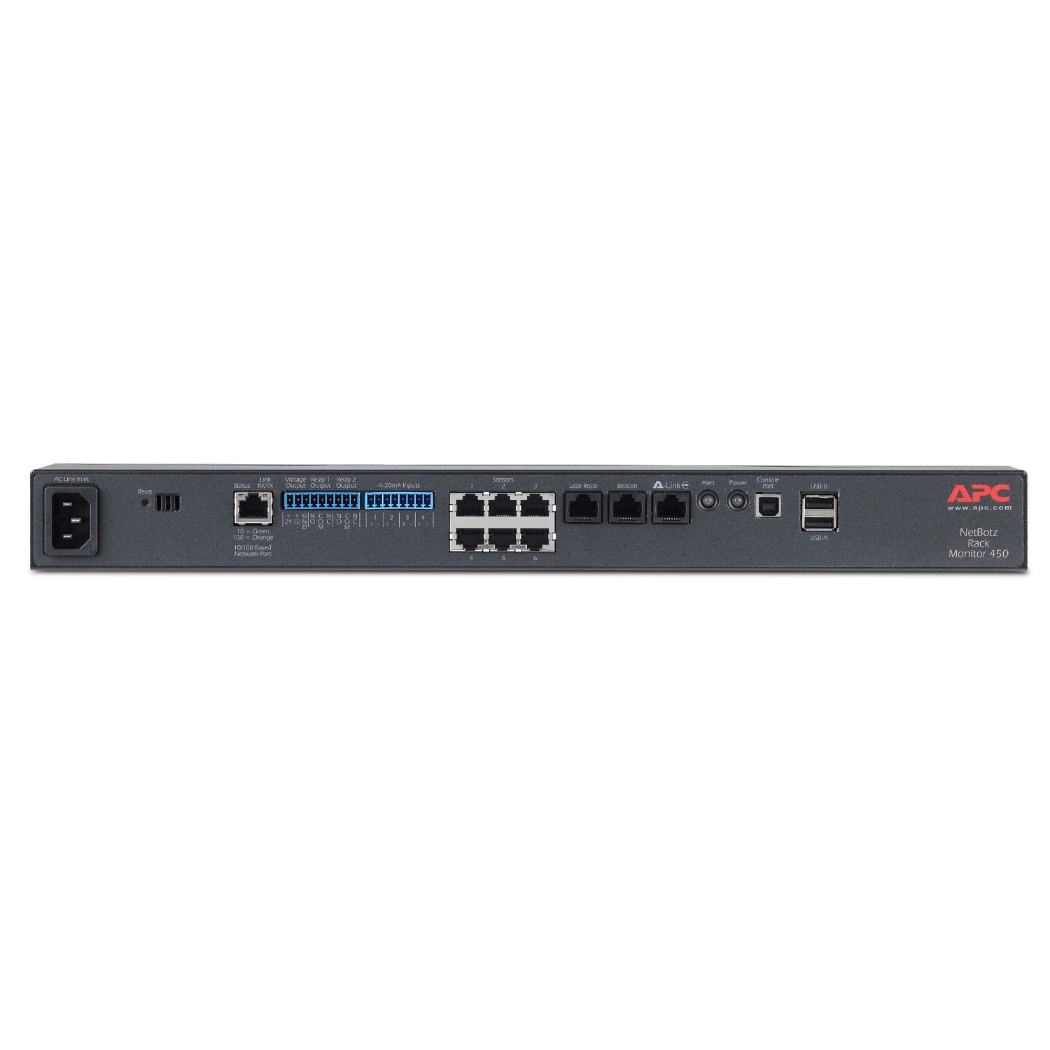 NetBotz Rack Monitor 450 (with 120/240V Power Supply) - NBRK0451