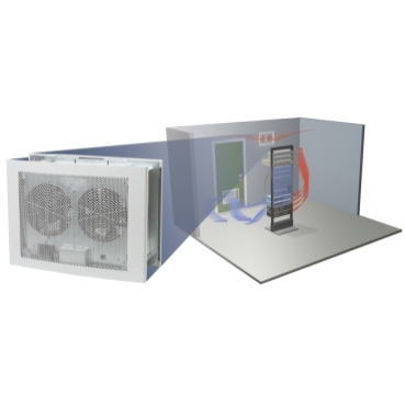 Разпределение на въздуха в помещението APC Brand Въздушна вентилация за комутационни шкафове