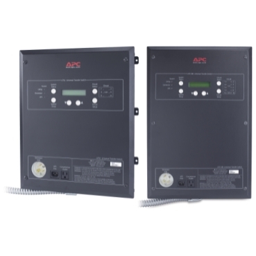 NetShelter Wall (Mounted) Transfer Switches APC Brand Automatic, uninterruptible and intelligent transfer of power